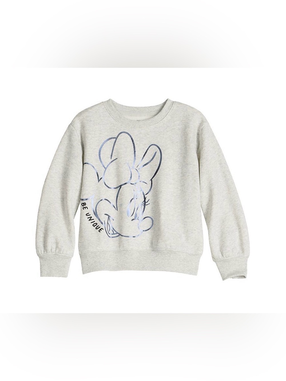 Disney Jumping Beans Girls Minnie Mouse Crew Neck Fleece Sweatshirt Size 5 BNWT